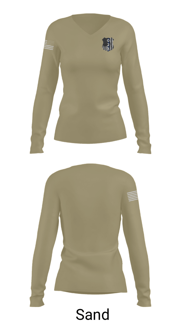 Women's Long Sleeve Vneck Shirt, 023 APD, , Teamtime, Team time, sublimation, custom sports apparel, team uniforms, spirit wear, spiritwear, sports uniforms, custom shirts, team store, custom team store, fundraiser sports, apparel fundraiser