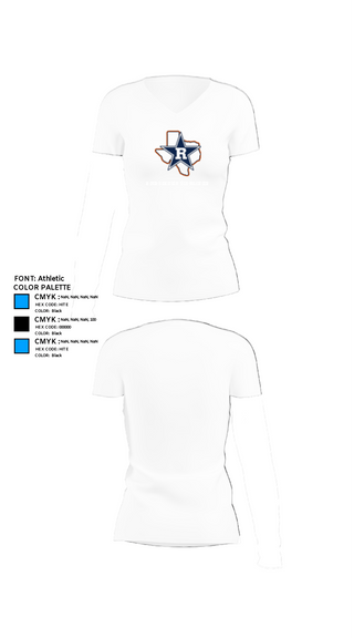 Womens Short Sleeve Vneck Shirt, Riverside High School Cheer, Cheer, Teamtime, Team time, sublimation, custom sports apparel, team uniforms, spirit wear, spiritwear, sports uniforms, custom shirts, team store, custom team store, fundraiser sports, apparel fundraiser