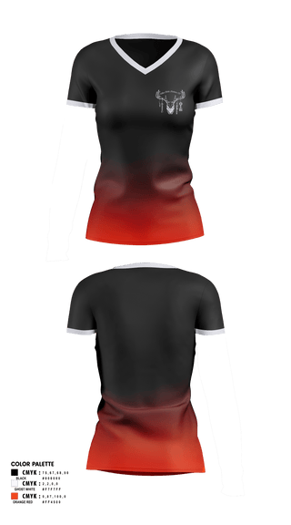 Womens Short Sleeve Vneck Shirt, Outlaw Mobile Mechanics LLP, , Teamtime, Team time, sublimation, custom sports apparel, team uniforms, spirit wear, spiritwear, sports uniforms, custom shirts, team store, custom team store, fundraiser sports, apparel fundraiser