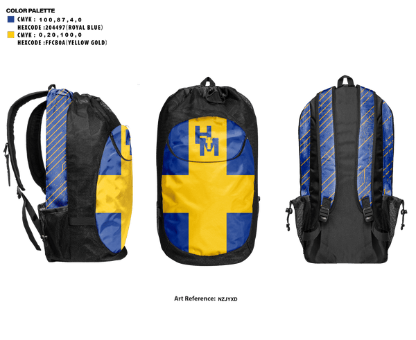 Gear Bag, Hanson Memorial High School Cross Country, Cross Country, Teamtime, Team time, sublimation, custom sports apparel, team uniforms, spirit wear, spiritwear, sports uniforms, custom shirts, team store, custom team store, fundraiser sports, apparel fundraiser