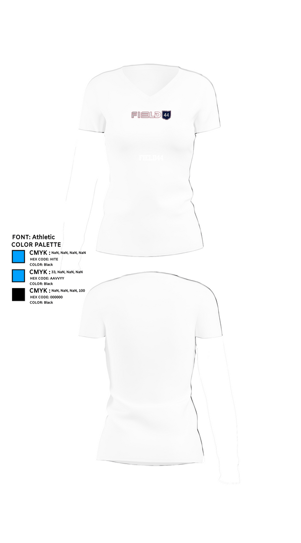 Womens Short Sleeve Vneck Shirt, Field44, , Teamtime, Team time, sublimation, custom sports apparel, team uniforms, spirit wear, spiritwear, sports uniforms, custom shirts, team store, custom team store, fundraiser sports, apparel fundraiser