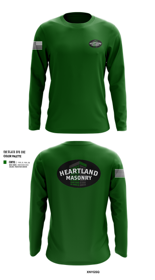 Long Sleeve Performance Shirt, Heartland masonry, , Teamtime, Team time, sublimation, custom sports apparel, team uniforms, spirit wear, spiritwear, sports uniforms, custom shirts, team store, custom team store, fundraiser sports, apparel fundraiser