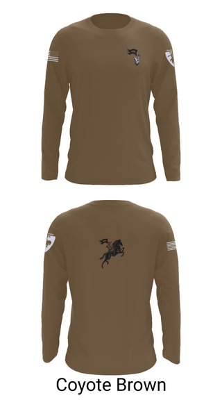Long Sleeve Performance Shirt, Oklahoma State University Ranger Challenge, Army, Teamtime, Team time, sublimation, custom sports apparel, team uniforms, spirit wear, spiritwear, sports uniforms, custom shirts, team store, custom team store, fundraiser sports, apparel fundraiser