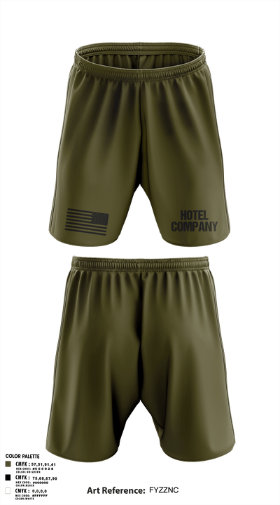 Hotel Company 23613168 Athletic Shorts With Pockets - 105