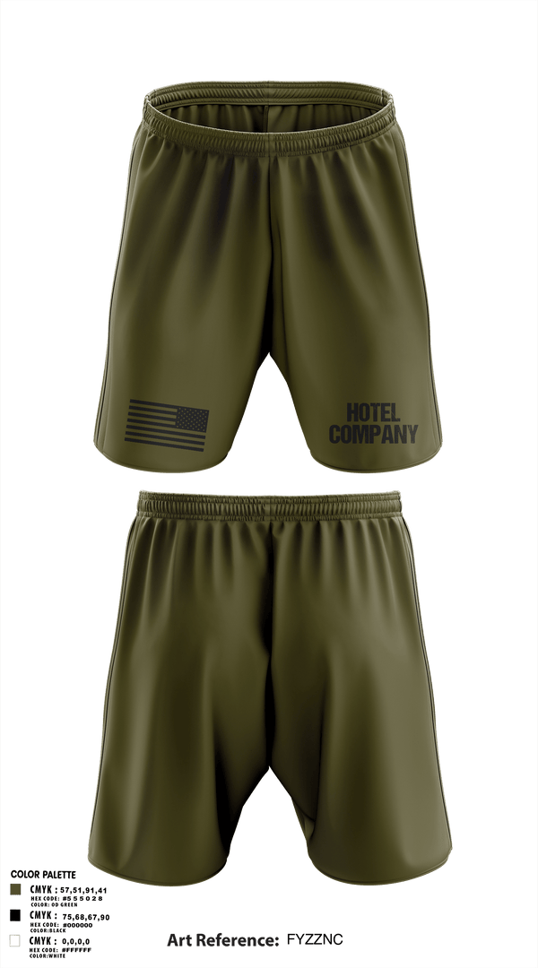 Athletic Shorts With Pockets, Hotel Company, Marines, Teamtime, Team time, sublimation, custom sports apparel, team uniforms, spirit wear, spiritwear, sports uniforms, custom shirts, team store, custom team store, fundraiser sports, apparel fundraiser