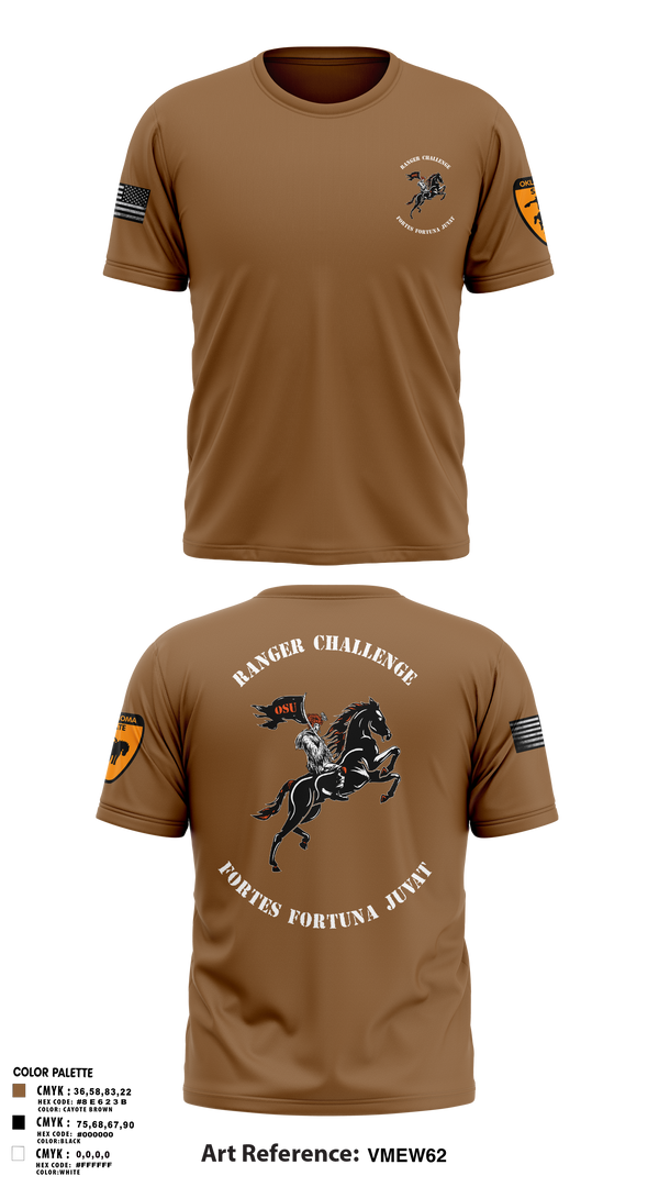 Old School Cotton Feel Shirt, Ranger Challenge, , Teamtime, Team time, sublimation, custom sports apparel, team uniforms, spirit wear, spiritwear, sports uniforms, custom shirts, team store, custom team store, fundraiser sports, apparel fundraiser