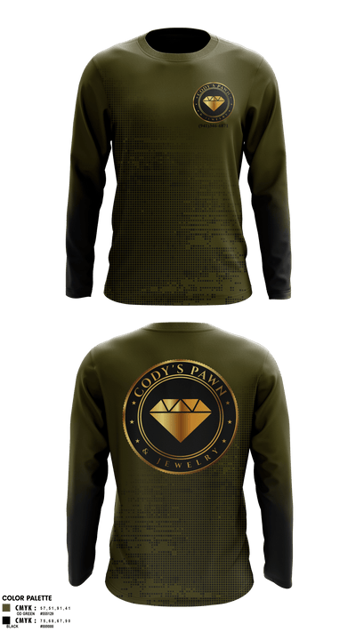 Cody’s Pawn & Jewelry 44896793 Long Sleeve Performance Shirt 1