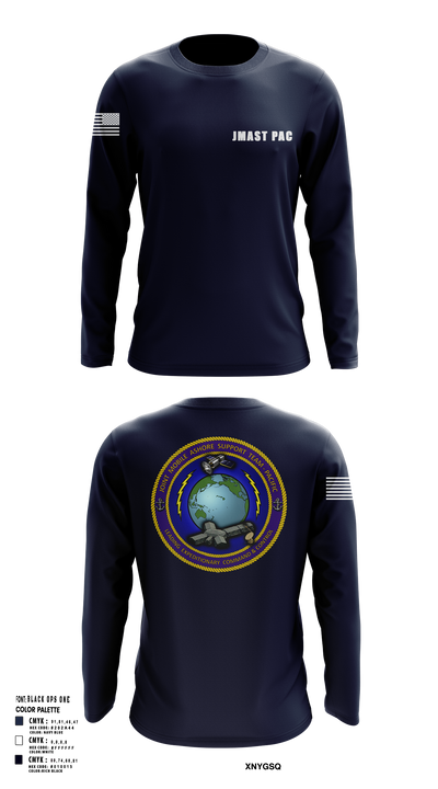 JMAST PAC 45103870 Long Sleeve Performance Shirt 103