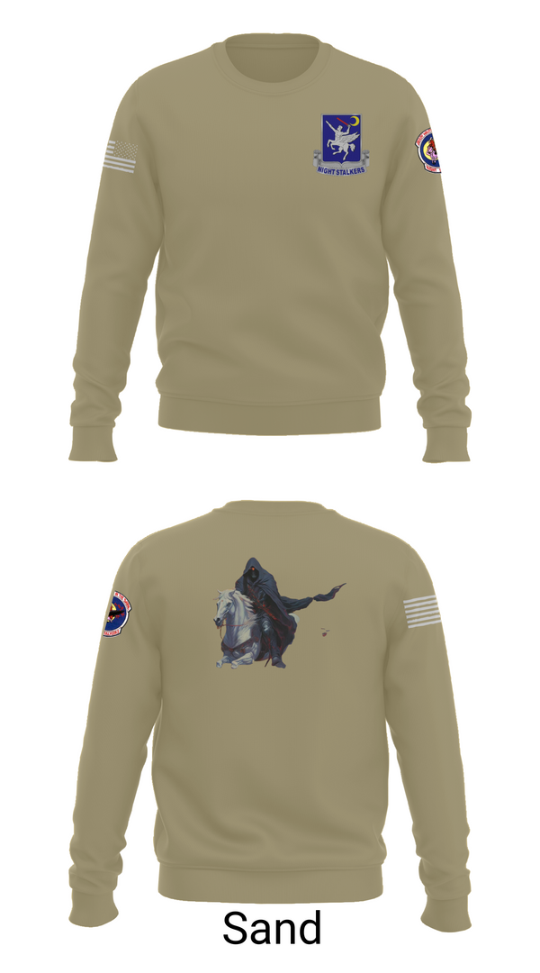 Crew Neck Sweatshirt, 160th SOAR (A), , Teamtime, Team time, sublimation, custom sports apparel, team uniforms, spirit wear, spiritwear, sports uniforms, custom shirts, team store, custom team store, fundraiser sports, apparel fundraiser