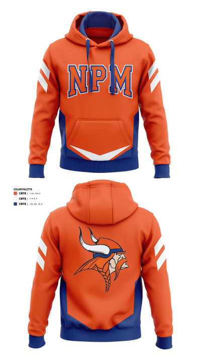 North Pontotoc Middle School Golf 53809374 Hoodie - 40