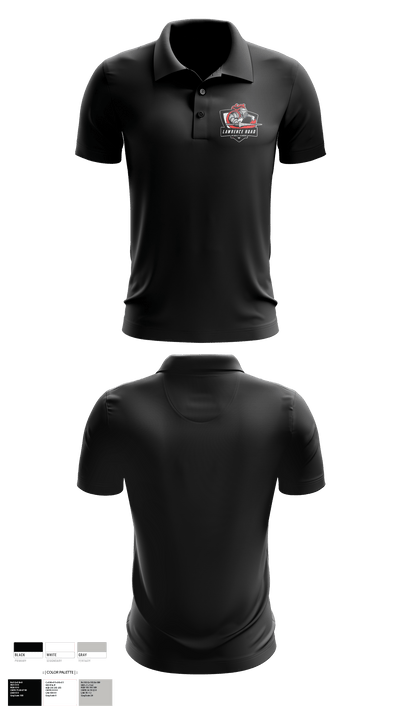 Lawrence Road Middle School 96627466 Short Sleeve Performance Polo - 2
