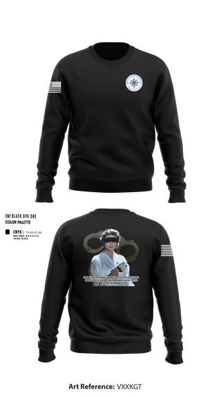 Crew Neck Sweatshirt, MARDET Fort Leonard Wood Basic Military Police School House (FLW) INIWIC, Police, Teamtime, Team time, sublimation, custom sports apparel, team uniforms, spirit wear, spiritwear, sports uniforms, custom shirts, team store, custom team store, fundraiser sports, apparel fundraiser