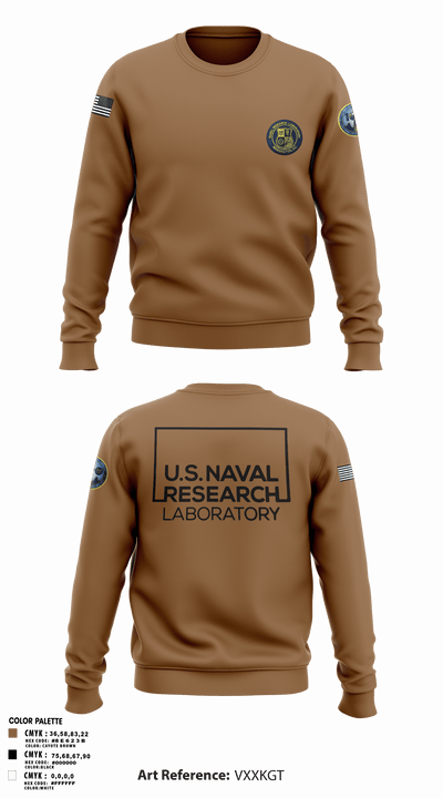 Naval Research Laboratory 46381607 Crew Neck Sweatshirt - 1