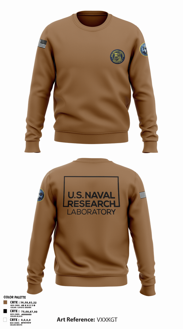 Crew Neck Sweatshirt, Naval Research Laboratory, Navy, Teamtime, Team time, sublimation, custom sports apparel, team uniforms, spirit wear, spiritwear, sports uniforms, custom shirts, team store, custom team store, fundraiser sports, apparel fundraiser