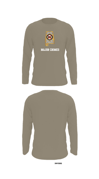 Long Sleeve Performance Shirt, Major Crimes, , Teamtime, Team time, sublimation, custom sports apparel, team uniforms, spirit wear, spiritwear, sports uniforms, custom shirts, team store, custom team store, fundraiser sports, apparel fundraiser