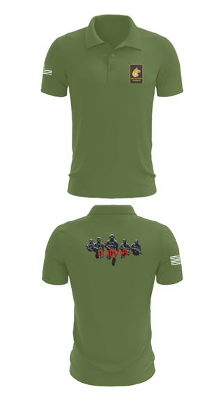 Short Sleeve Performance Polo, Alpha Company  2-27, Army, Teamtime, Team time, sublimation, custom sports apparel, team uniforms, spirit wear, spiritwear, sports uniforms, custom shirts, team store, custom team store, fundraiser sports, apparel fundraiser