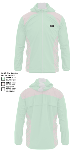 Windbreaker, Iraq, Men's Soccer, Teamtime, Team time, sublimation, custom sports apparel, team uniforms, spirit wear, spiritwear, sports uniforms, custom shirts, team store, custom team store, fundraiser sports, apparel fundraiser