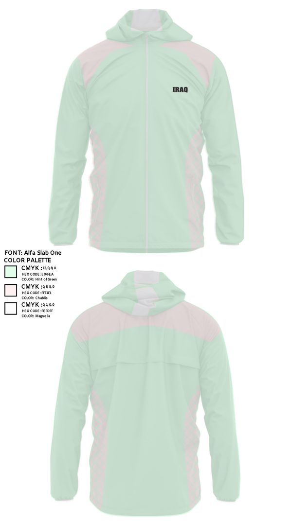 Windbreaker, Iraq, Men's Soccer, Teamtime, Team time, sublimation, custom sports apparel, team uniforms, spirit wear, spiritwear, sports uniforms, custom shirts, team store, custom team store, fundraiser sports, apparel fundraiser