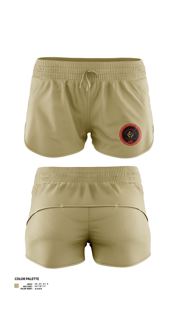 Womens Shorts, Cranberry Country K9s, , Teamtime, Team time, sublimation, custom sports apparel, team uniforms, spirit wear, spiritwear, sports uniforms, custom shirts, team store, custom team store, fundraiser sports, apparel fundraiser