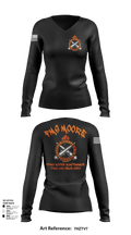 FMS Moore 83066116 Women's Long Sleeve V-neck Shirt -1 126