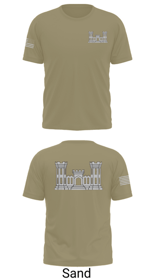 Short Sleeve Performance Shirt, 250TH ENGINEERING COMPANY, National Guard, Teamtime, Team time, sublimation, custom sports apparel, team uniforms, spirit wear, spiritwear, sports uniforms, custom shirts, team store, custom team store, fundraiser sports, apparel fundraiser
