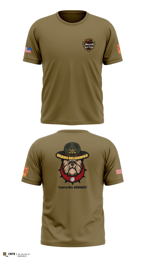 Short Sleeve Performance Shirt, Bravo BulldawgsBravo BulldawgsB_3-6 ADARBulldawgs 3-6ADAR, Army, Teamtime, Team time, sublimation, custom sports apparel, team uniforms, spirit wear, spiritwear, sports uniforms, custom shirts, team store, custom team store, fundraiser sports, apparel fundraiser