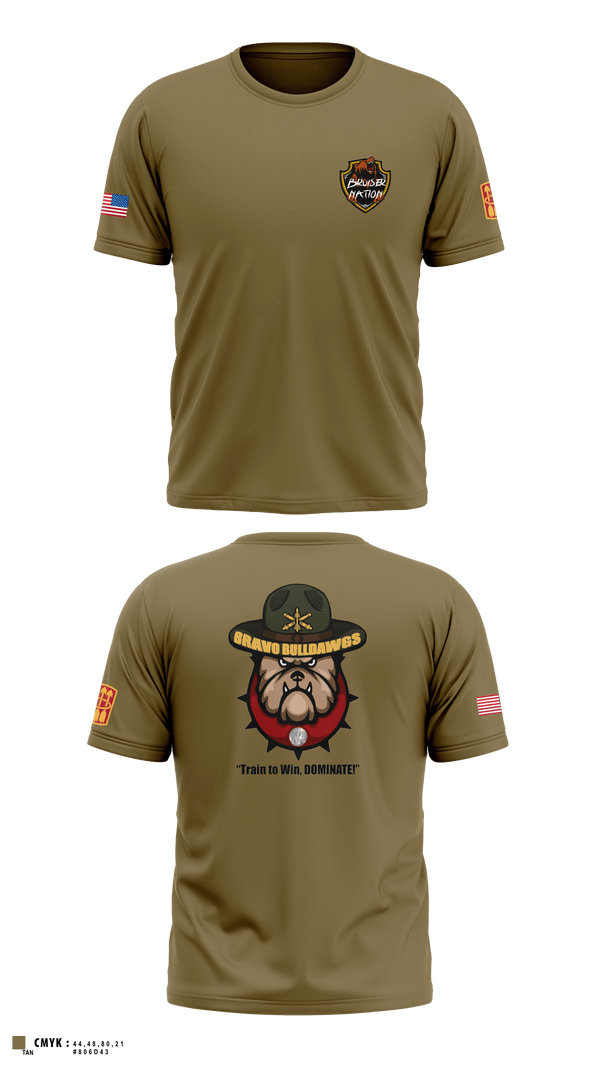 Short Sleeve Performance Shirt, Bravo BulldawgsBravo BulldawgsB_3-6 ADARBulldawgs 3-6ADAR, Army, Teamtime, Team time, sublimation, custom sports apparel, team uniforms, spirit wear, spiritwear, sports uniforms, custom shirts, team store, custom team store, fundraiser sports, apparel fundraiser