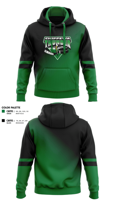Chippewa Youth Hockey Association 87543640 Hoodie - 1