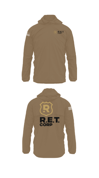 Windbreaker, RET CORP, Police, Teamtime, Team time, sublimation, custom sports apparel, team uniforms, spirit wear, spiritwear, sports uniforms, custom shirts, team store, custom team store, fundraiser sports, apparel fundraiser