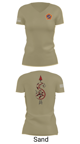 Women's Short Sleeve Vneck Shirt, 98th Expeditionary Signal Battalion, Army, Teamtime, Team time, sublimation, custom sports apparel, team uniforms, spirit wear, spiritwear, sports uniforms, custom shirts, team store, custom team store, fundraiser sports, apparel fundraiser