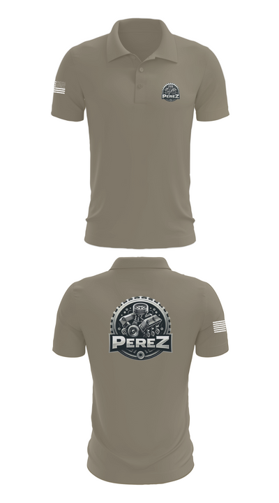PÉREZ MOTORS 46833550 Short Sleeve Performance Polo - 30