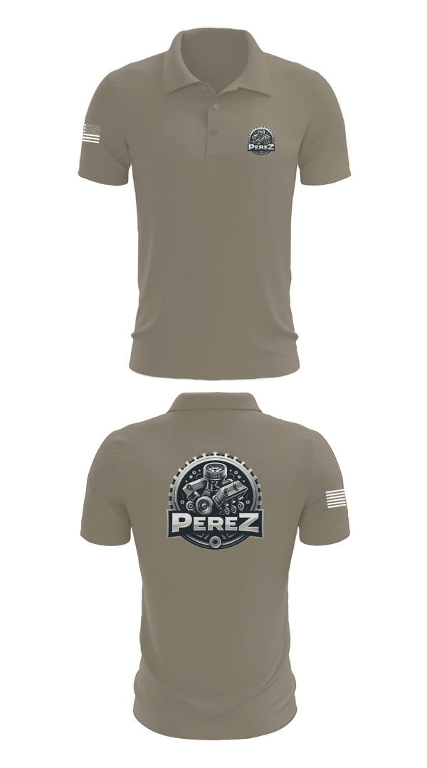 Short Sleeve Performance Polo, PÉREZ MOTORS, , Teamtime, Team time, sublimation, custom sports apparel, team uniforms, spirit wear, spiritwear, sports uniforms, custom shirts, team store, custom team store, fundraiser sports, apparel fundraiser
