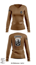 C CO 1-102 81634462 Women's Long Sleeve V-neck Shirt - 102