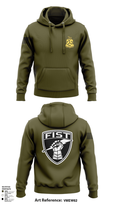 1-200 Infantry 56519387 Hoodie - 125