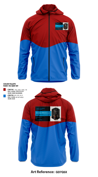 Windbreaker, Hvac pros llc, , Teamtime, Team time, sublimation, custom sports apparel, team uniforms, spirit wear, spiritwear, sports uniforms, custom shirts, team store, custom team store, fundraiser sports, apparel fundraiser