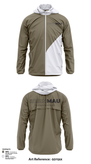 Windbreaker, Resin Mau, , Teamtime, Team time, sublimation, custom sports apparel, team uniforms, spirit wear, spiritwear, sports uniforms, custom shirts, team store, custom team store, fundraiser sports, apparel fundraiser
