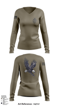 Delta 621785 Women's Long Sleeve V-neck Shirt - 103