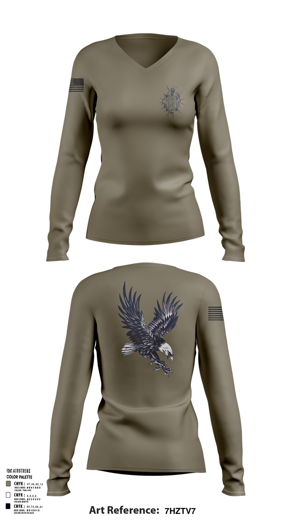 Womens Long Sleeve Vneck Shirt, Delta, , Teamtime, Team time, sublimation, custom sports apparel, team uniforms, spirit wear, spiritwear, sports uniforms, custom shirts, team store, custom team store, fundraiser sports, apparel fundraiser