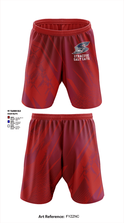 Syracuse Salt Cats Baseball 30386378 Athletic Shorts With Pockets - 1