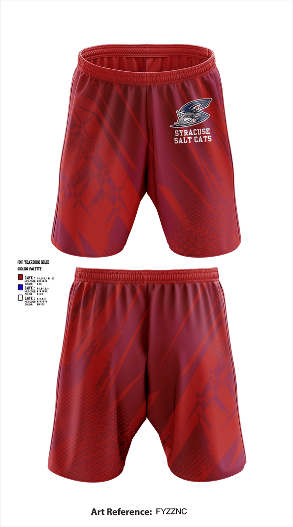 Athletic Shorts With Pockets, Syracuse Salt Cats Baseball, Baseball, Teamtime, Team time, sublimation, custom sports apparel, team uniforms, spirit wear, spiritwear, sports uniforms, custom shirts, team store, custom team store, fundraiser sports, apparel fundraiser