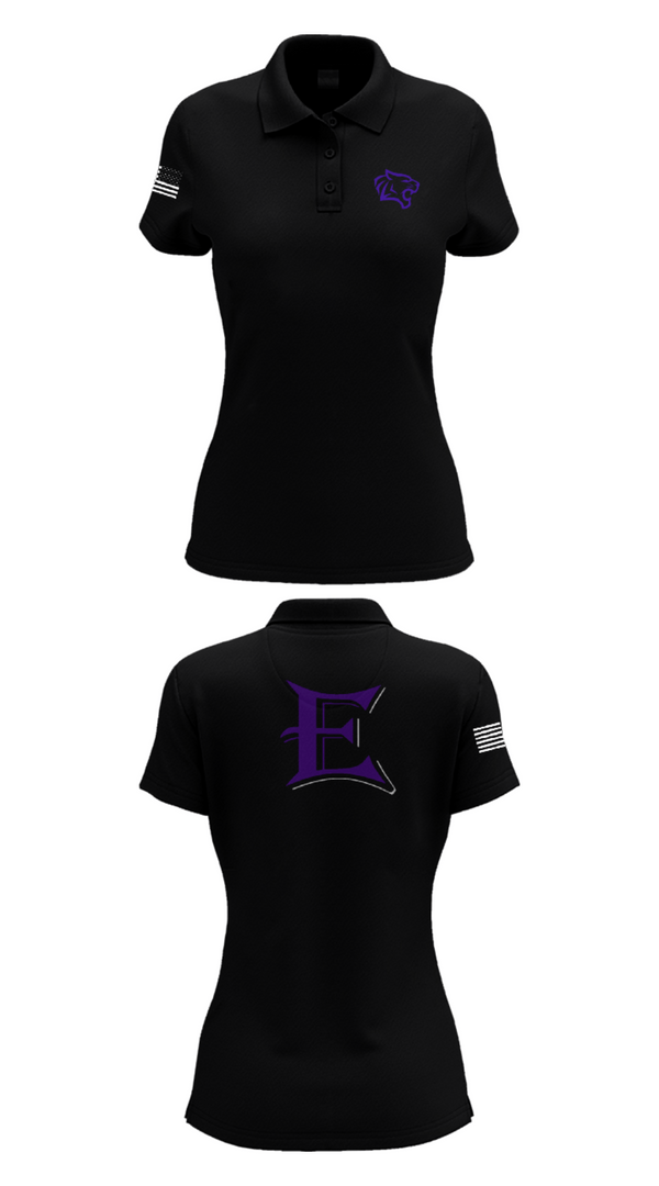 Women's Short Sleeve Performance Polo, Elgin High School Volleyball, Women's Volleyball, Teamtime, Team time, sublimation, custom sports apparel, team uniforms, spirit wear, spiritwear, sports uniforms, custom shirts, team store, custom team store, fundraiser sports, apparel fundraiser