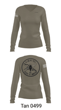 OT Division 43800163 Women's Long Sleeve V-neck Shirt - 72