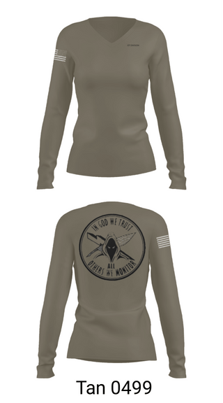 Women's Long Sleeve Vneck Shirt, OT Division, Navy, Teamtime, Team time, sublimation, custom sports apparel, team uniforms, spirit wear, spiritwear, sports uniforms, custom shirts, team store, custom team store, fundraiser sports, apparel fundraiser