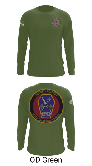 Long Sleeve Performance Shirt, 345 TRS, Air Force, Teamtime, Team time, sublimation, custom sports apparel, team uniforms, spirit wear, spiritwear, sports uniforms, custom shirts, team store, custom team store, fundraiser sports, apparel fundraiser