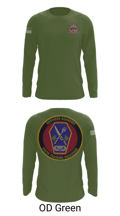 345 TRS 70386856 Long Sleeve Performance Shirt - 46