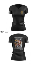 State of Hawaii Department of the Attorney General Child Abuse Investigations Unit 2926243 Women's Short Sleeve V-neck Shirt - 3