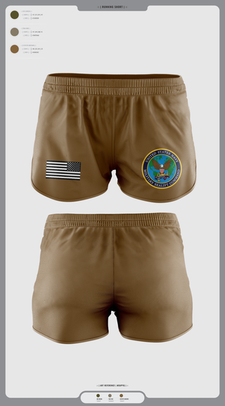 Womens Shorts, MILITARY SEALIFT COMMAND ATLANTIC, , Teamtime, Team time, sublimation, custom sports apparel, team uniforms, spirit wear, spiritwear, sports uniforms, custom shirts, team store, custom team store, fundraiser sports, apparel fundraiser