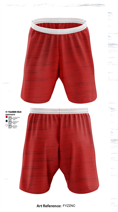 Jim Ned High School Tennis 68965305 Athletic Shorts With Pockets - 1