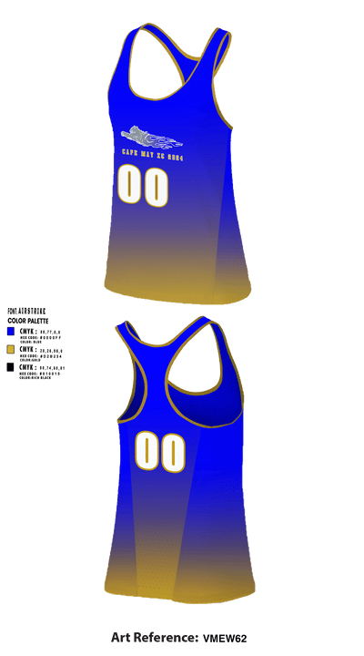 Lower Cape May Regional High School Cross Country 32826701 Cross Country Singlet - 1