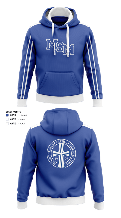 Mount St. Mary Catholic School Cross Country 34367170 Hoodie - 50